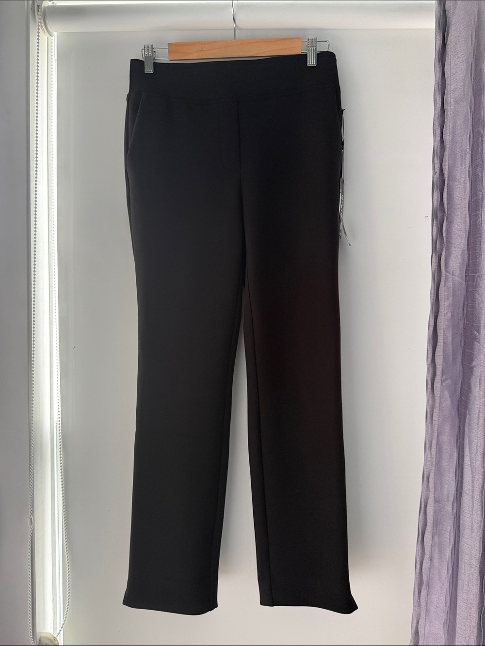 NWT- CHARLIE B Black Pull-On Pants